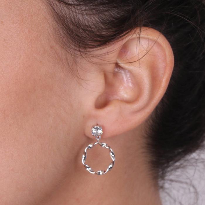 Boucles d'oreilles en argent 925