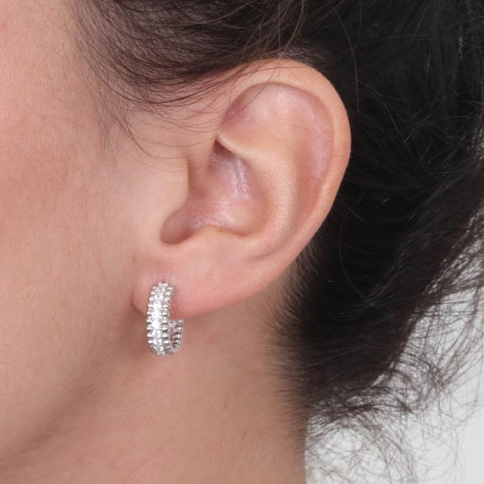 Boucles d'oreilles en argent 925
