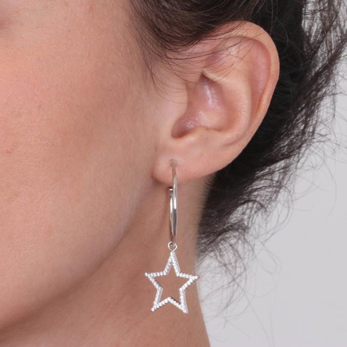 Boucles d'oreilles en argent 925