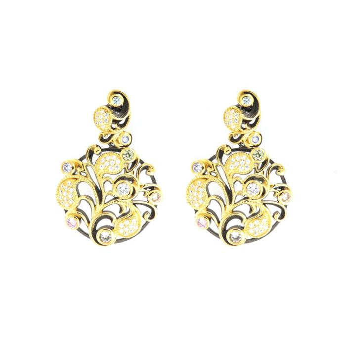 Boucles d'oreilles en argent 925