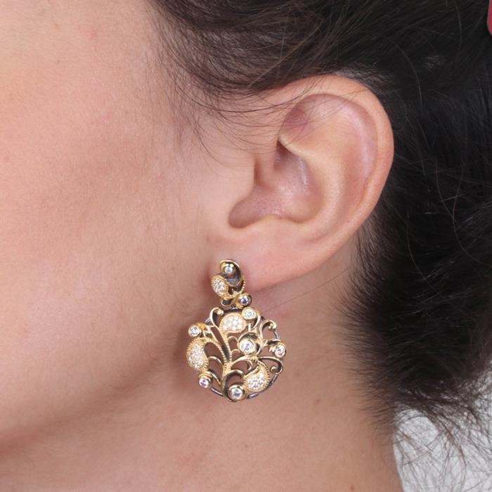 Boucles d'oreilles en argent 925