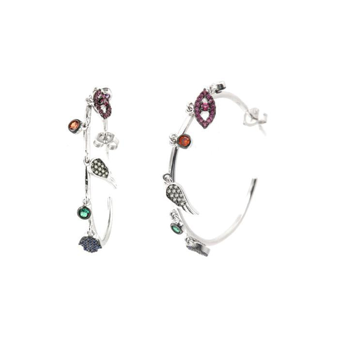 Boucles d'oreilles en argent 925