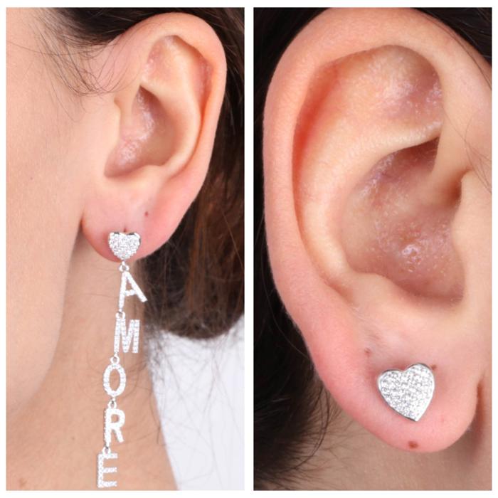Boucles d'oreilles en argent 925