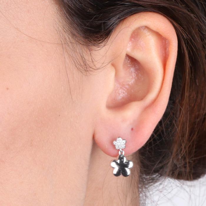 Boucles d'oreilles en argent 925