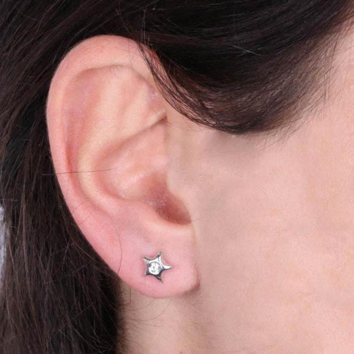 Boucles d'oreilles en argent 925