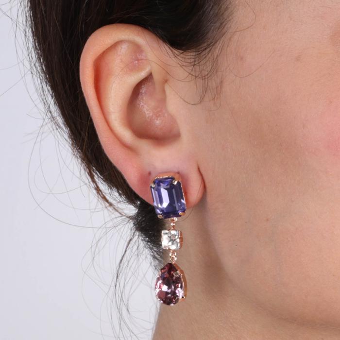 Boucles d'oreilles en argent 925
