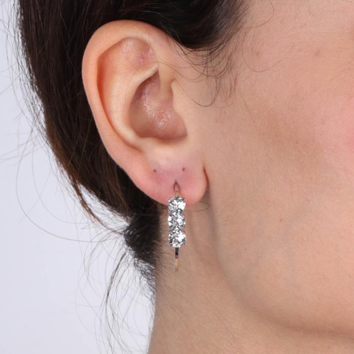 Boucles d'oreilles en argent 925