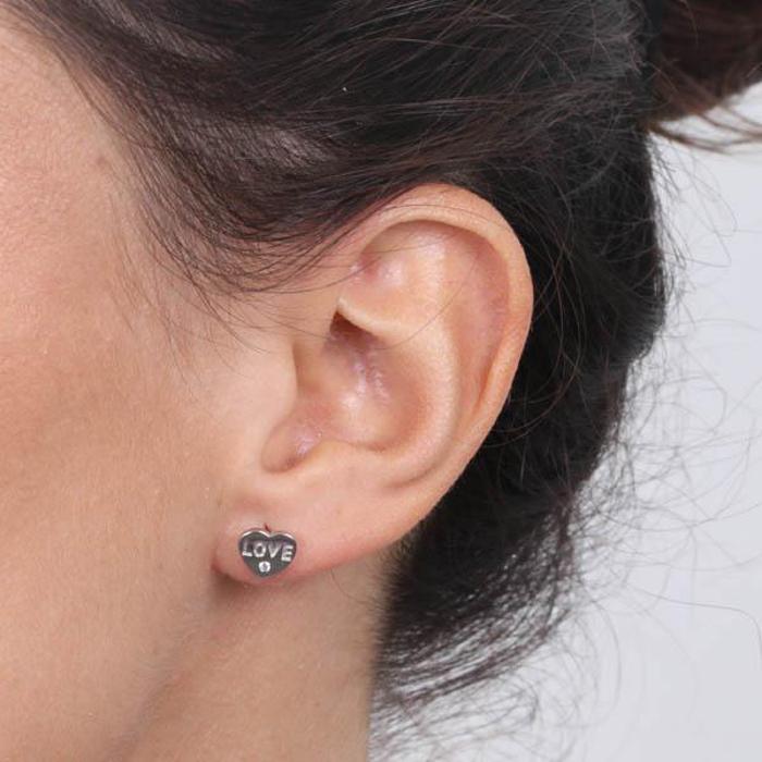 Boucles d'oreilles en argent 925