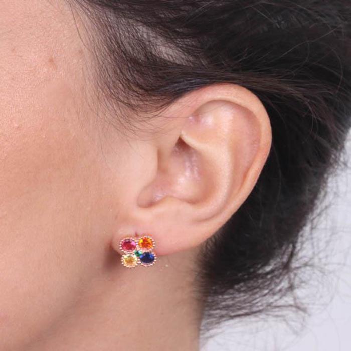 Boucles d'oreilles en argent 925