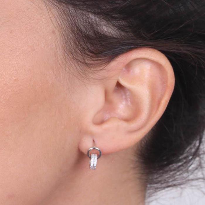 Boucles d'oreilles en argent 925