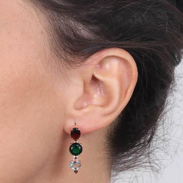 Boucles d'oreilles en argent 925