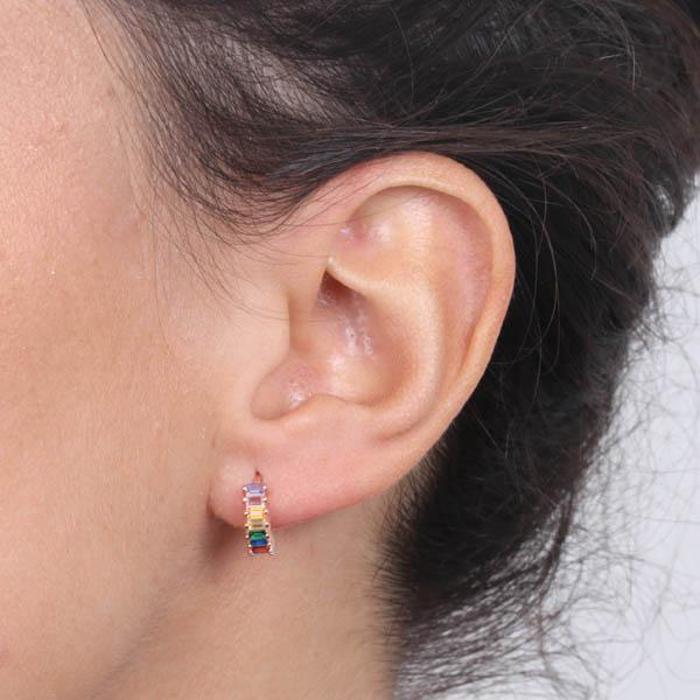 Boucles d'oreilles en argent 925