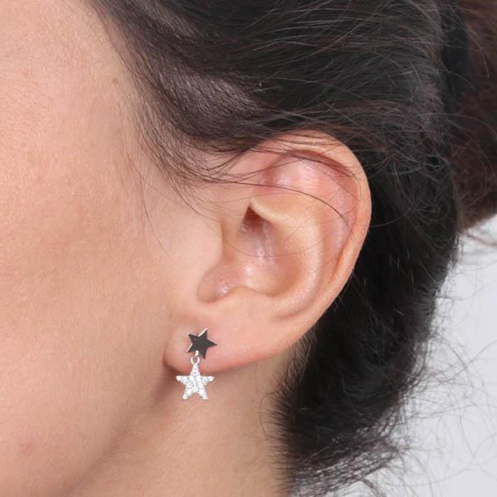 Boucles d'oreilles en argent 925