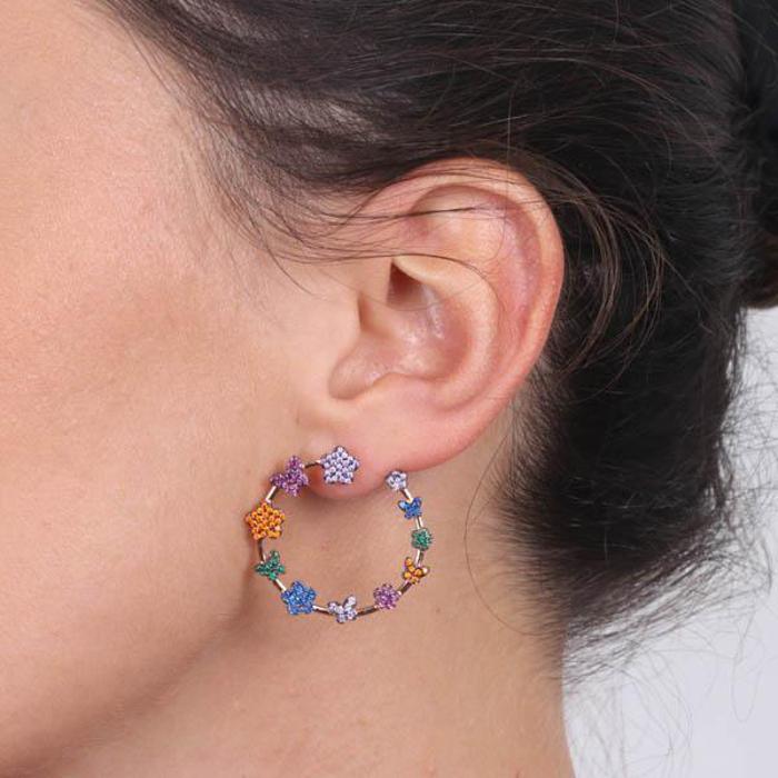 Boucles d'oreilles en argent 925
