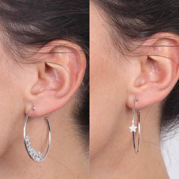 Boucles d'oreilles en argent 925