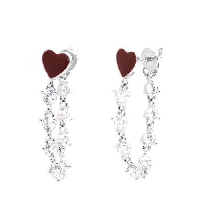 Boucles d'oreilles en argent 925