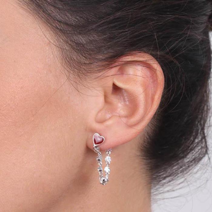 Boucles d'oreilles en argent 925