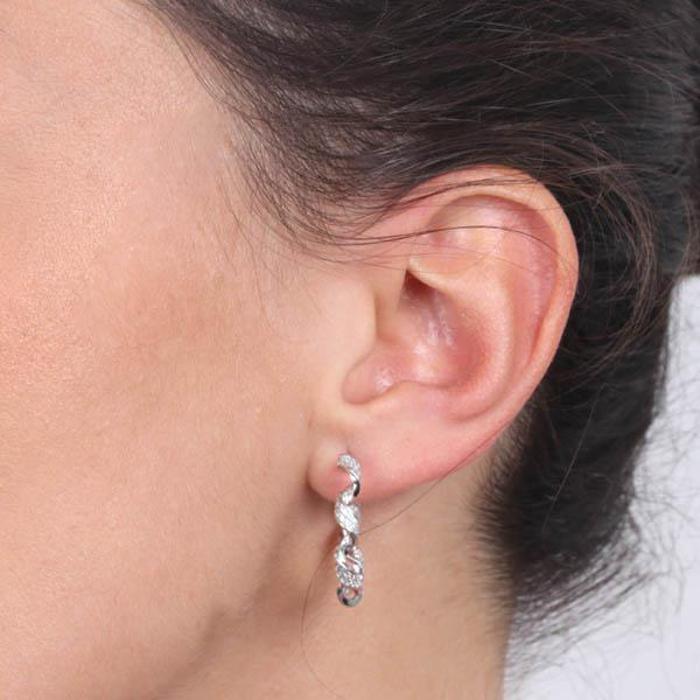 Boucles d'oreilles en argent 925