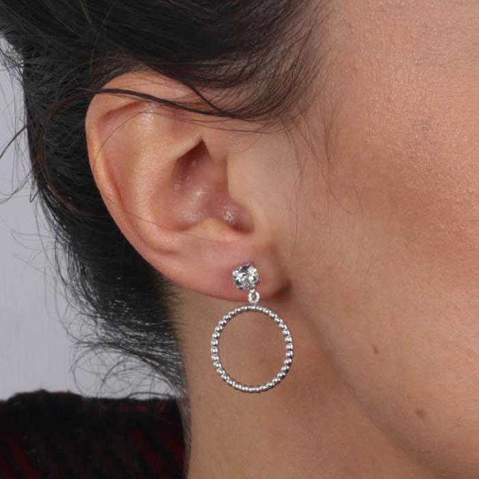 Boucles d'oreilles en argent 925
