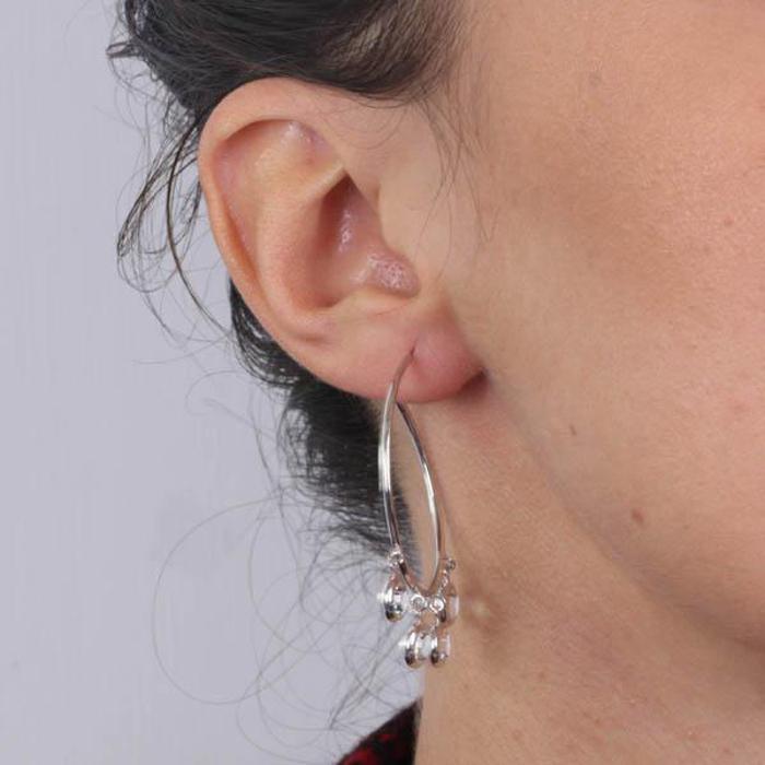 Boucles d'oreilles en argent 925