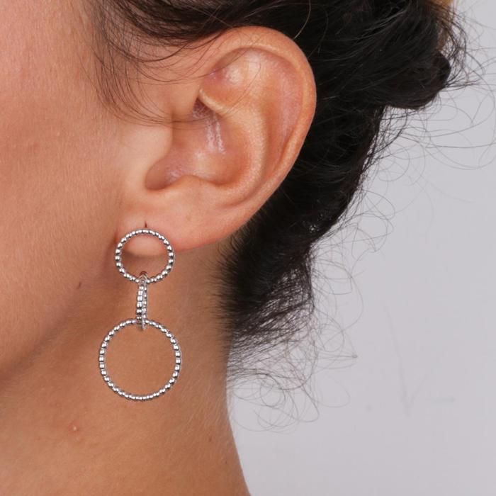 Boucles d'oreilles en argent 925