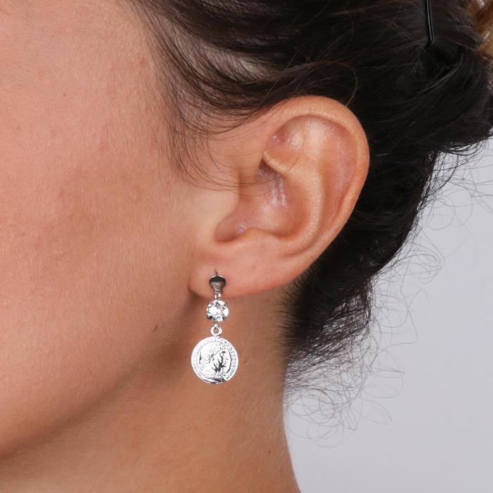 Boucles d'oreilles en argent 925