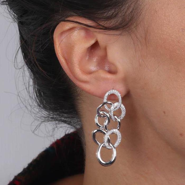 Boucles d'oreilles en argent 925