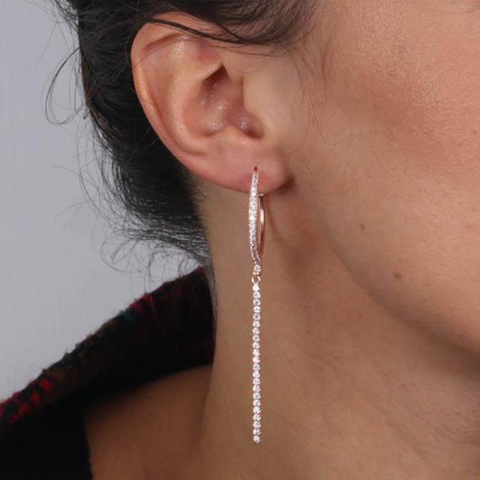 Boucles d'oreilles en argent 925