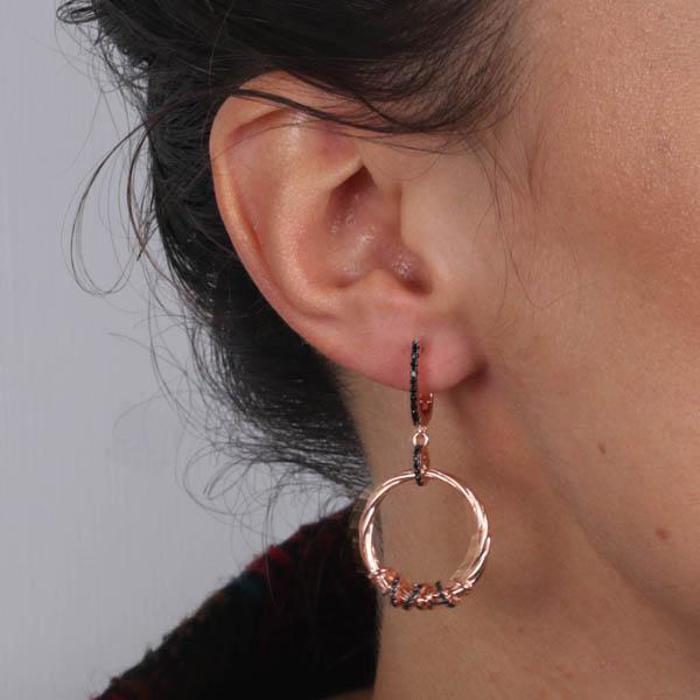 Boucles d'oreilles en argent 925