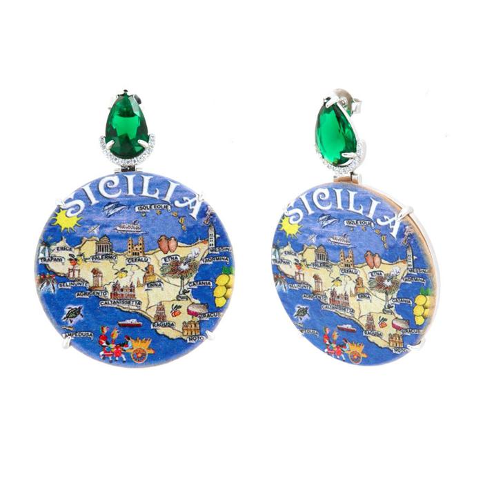 Boucles d'oreilles en argent 925
