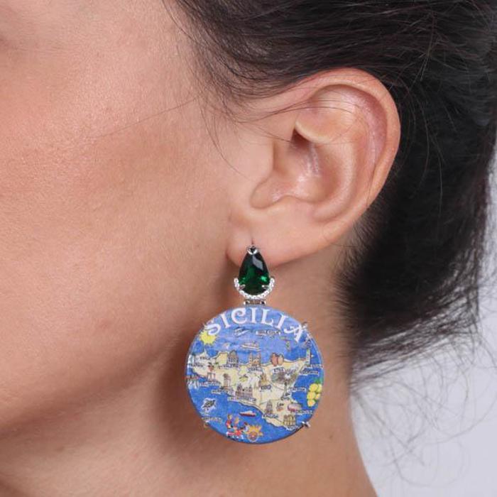 Boucles d'oreilles en argent 925