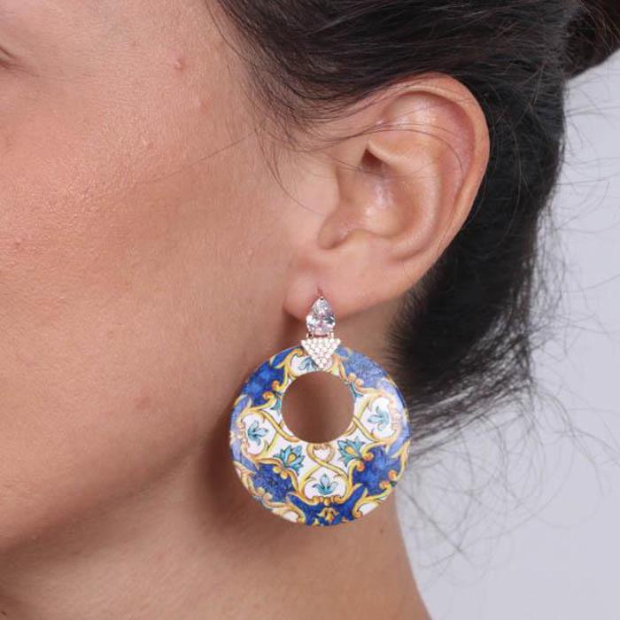 Boucles d'oreilles en argent 925