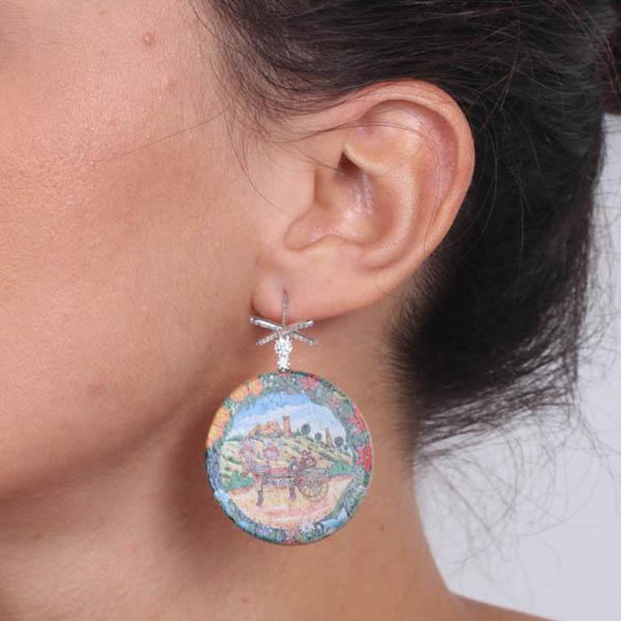 Boucles d'oreilles en argent 925