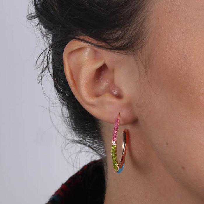 Boucles d'oreilles en argent 925