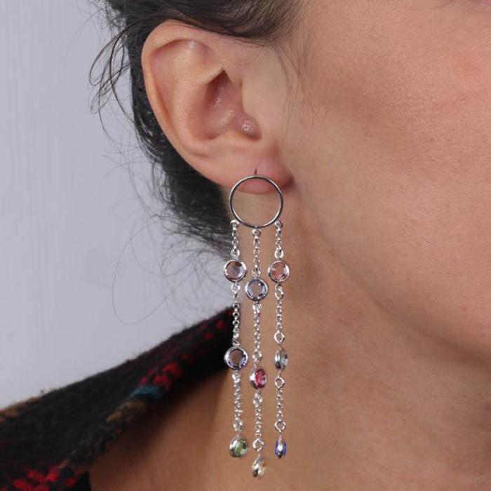 Boucles d'oreilles en argent 925