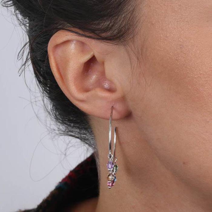 Boucles d'oreilles en argent 925
