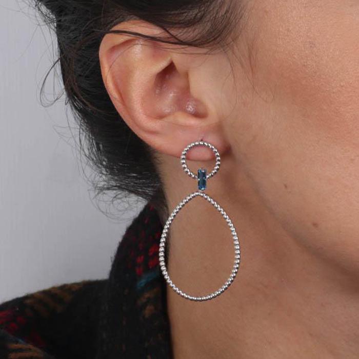 Boucles d'oreilles en argent 925