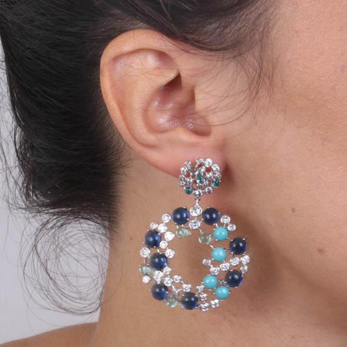 Boucles d'oreilles en argent 925