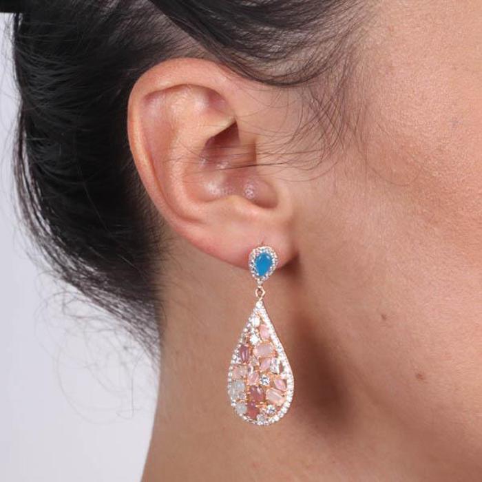 Boucles d'oreilles en argent 925