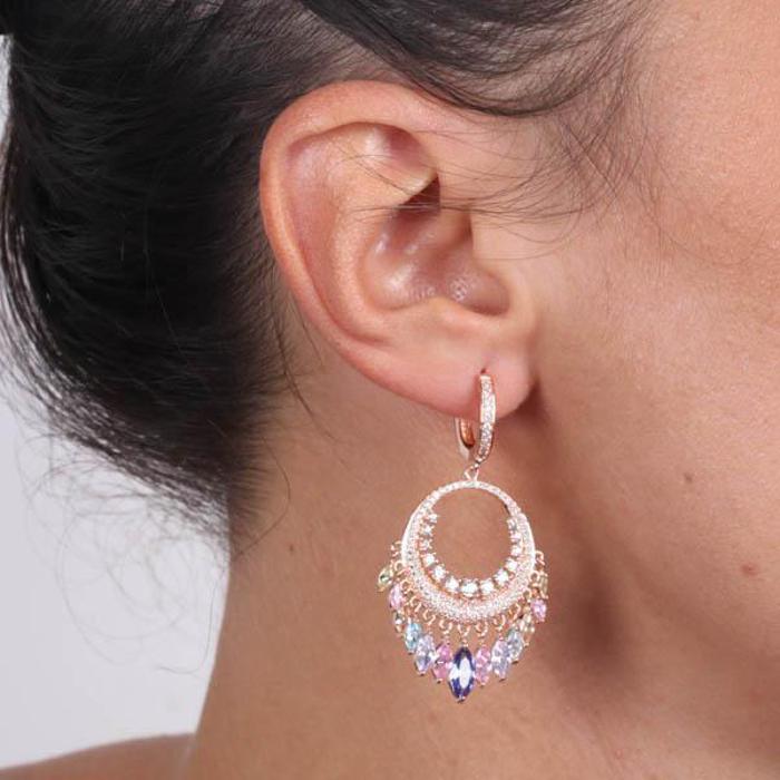 Boucles d'oreilles en argent 925