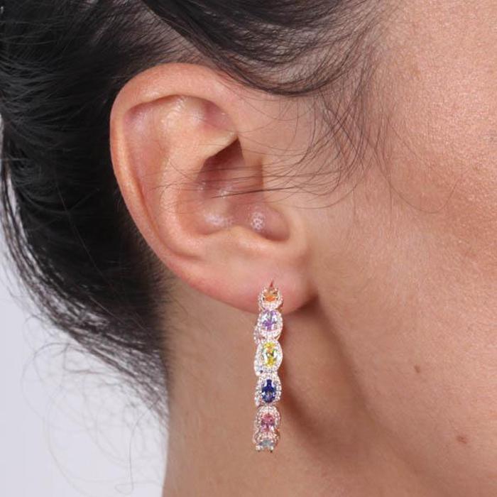 Boucles d'oreilles en argent 925