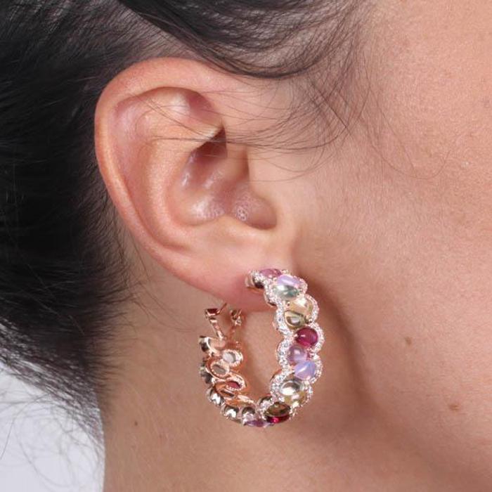 Boucles d'oreilles en argent 925