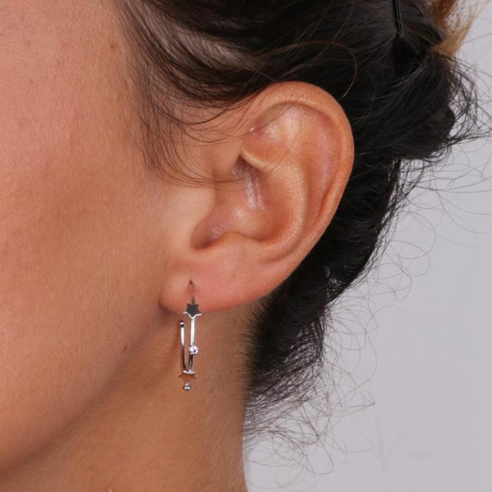 Boucles d'oreilles en argent 925