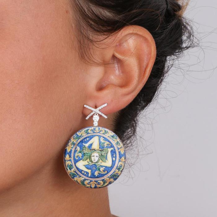 Boucles d'oreilles en argent 925