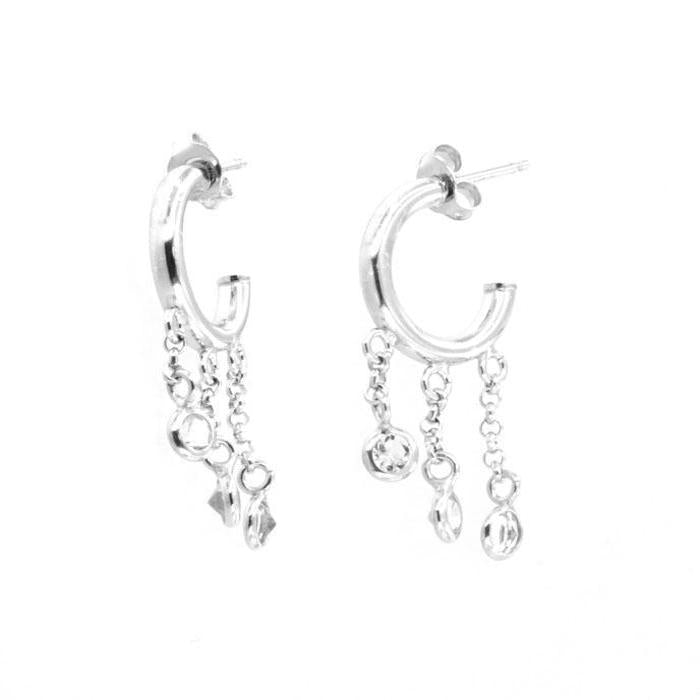 Boucles d'oreilles en argent 925