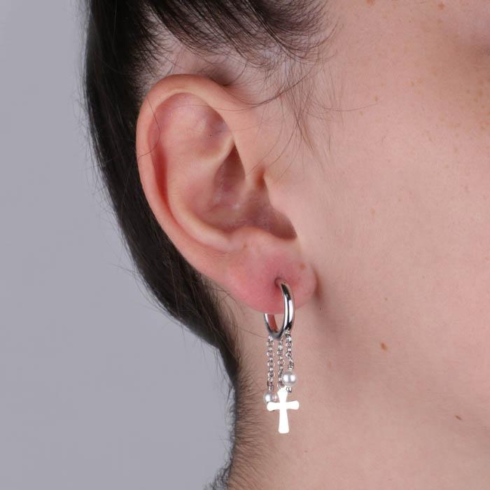 Boucles d'oreilles en argent 925