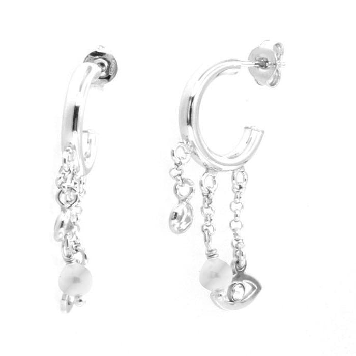 Boucles d'oreilles en argent 925