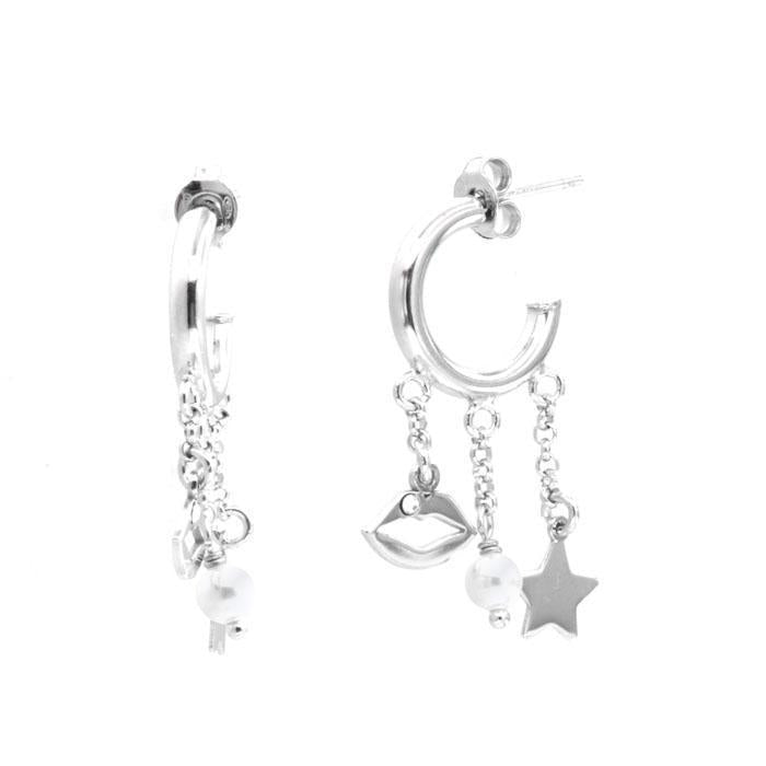 Boucles d'oreilles en argent 925