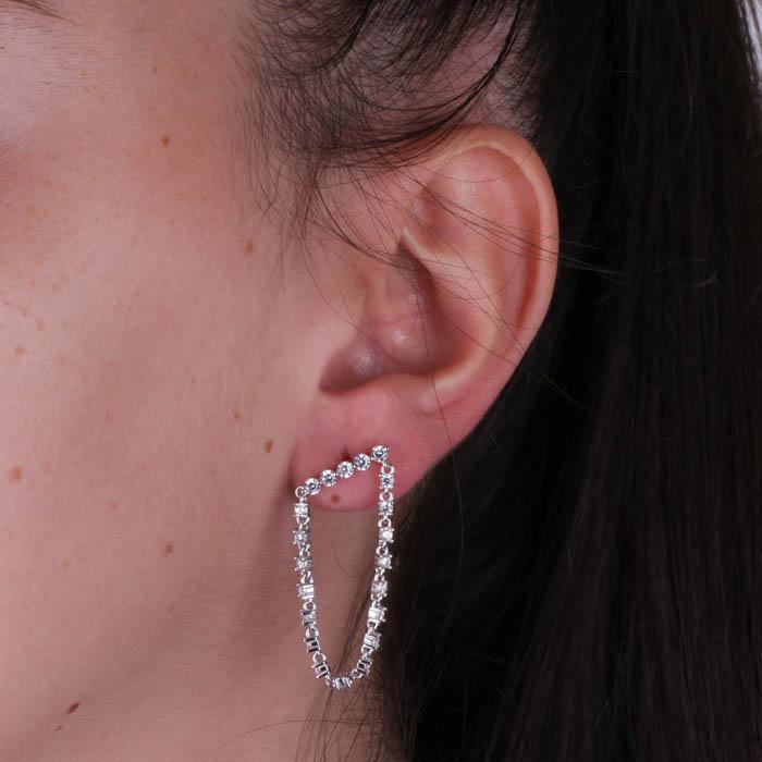 Boucles d'oreilles en argent 925