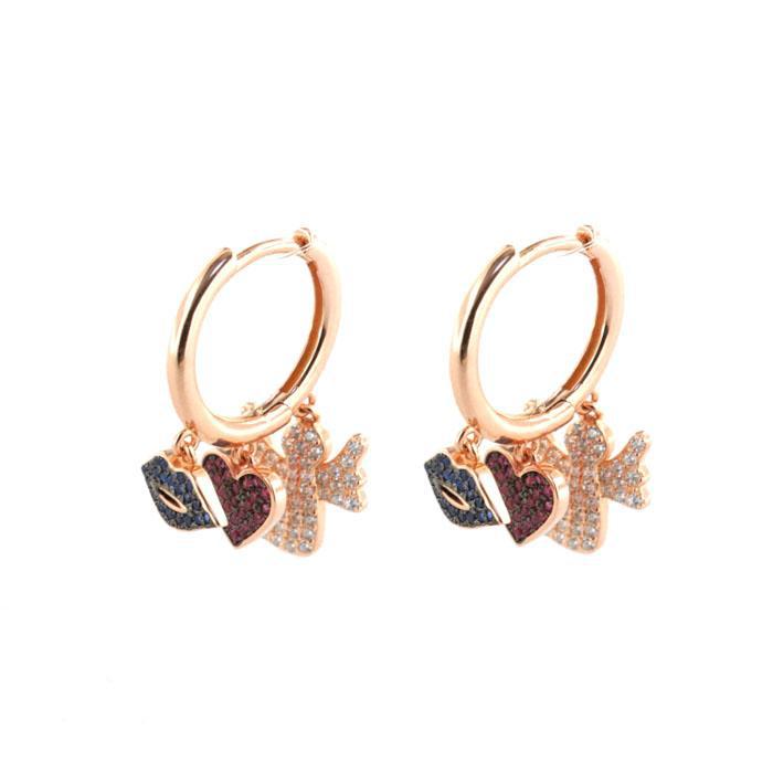 Boucles d'oreilles en argent 925